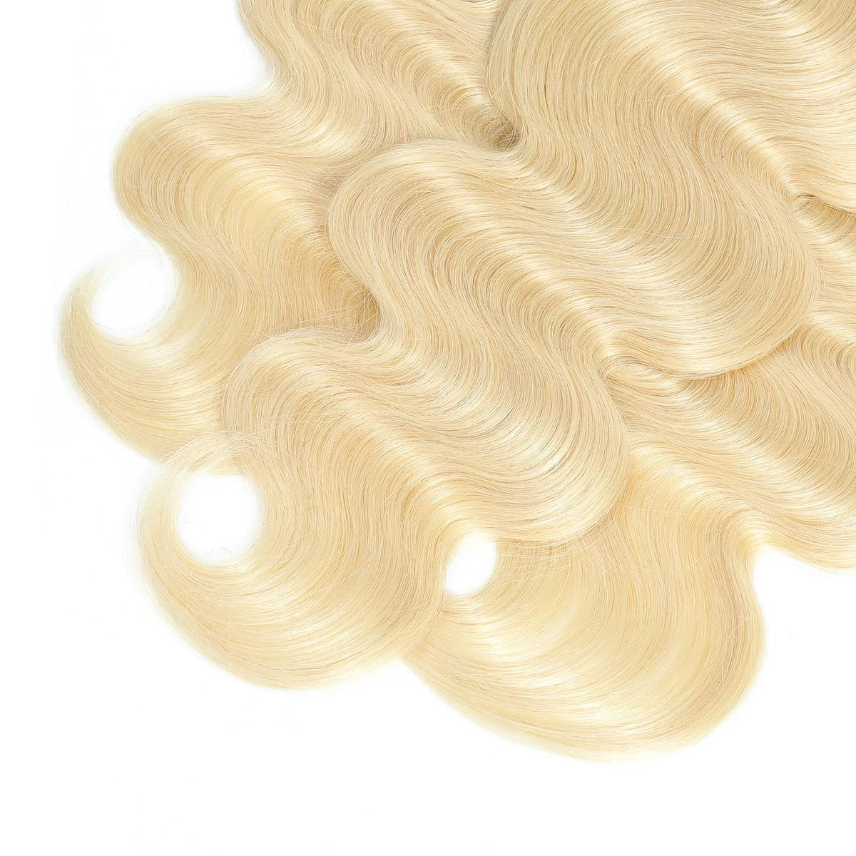 613 Bundles Blonde Human Hair Single Bundle 14 inch 1 Bundle Body Wave 100% Unprocessed 12A Brazilian Virgin 613 Human Hair Bundles 100g One Bundle Tangle-free Wavy Weave