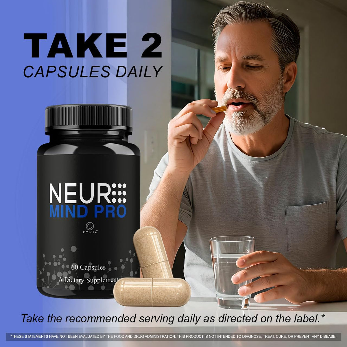 (3 Pack) Neuro Mind Pro - Neuro MindPro Capsules Advanced Formula, NeuroMindPro Original Premium Pills All Natural Daily Support for Overall Health & Wellness Reviews, 180 Capsules for 3 Months