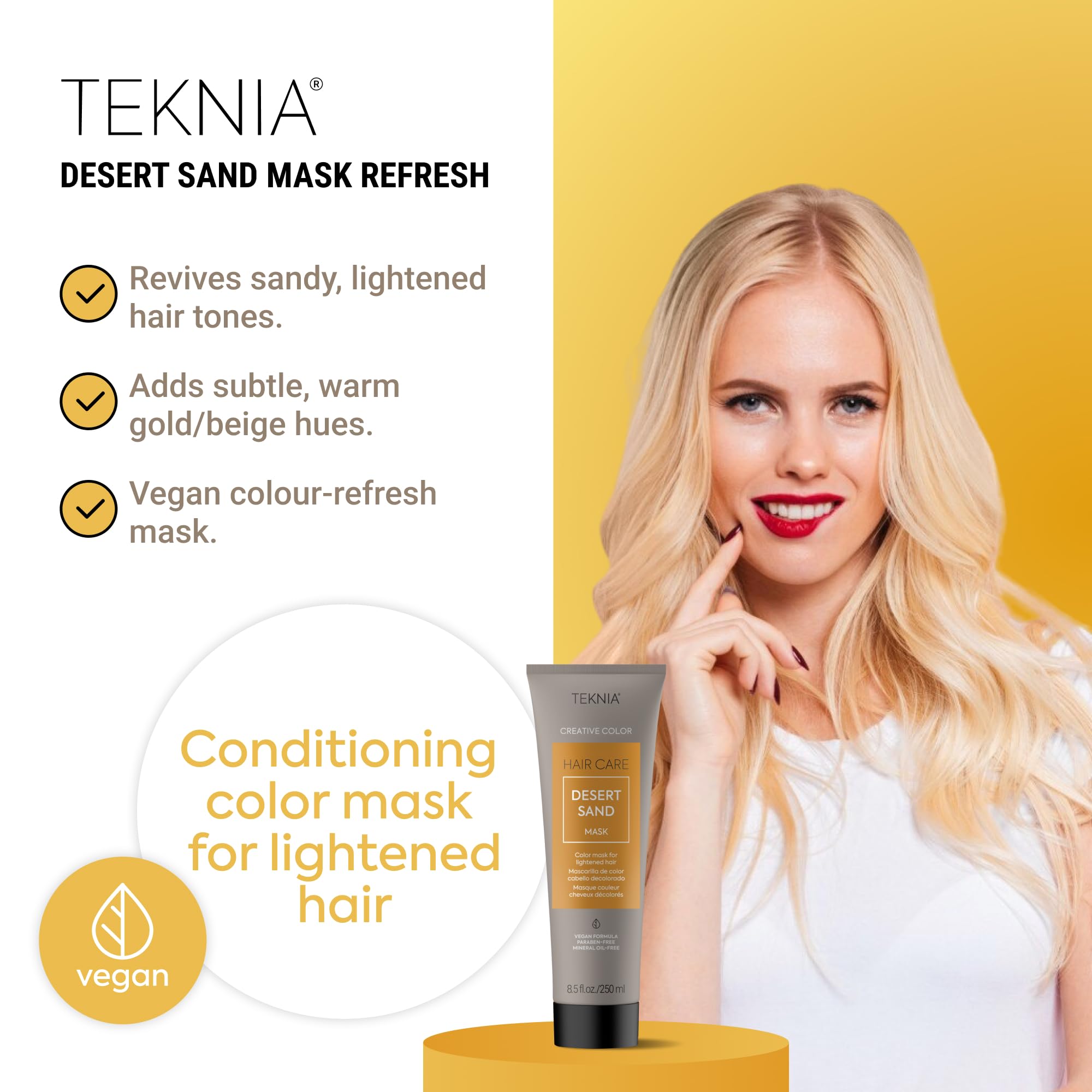 Lakmé Teknia Desert Sand Creative Color Mask, 8.5 fl oz
