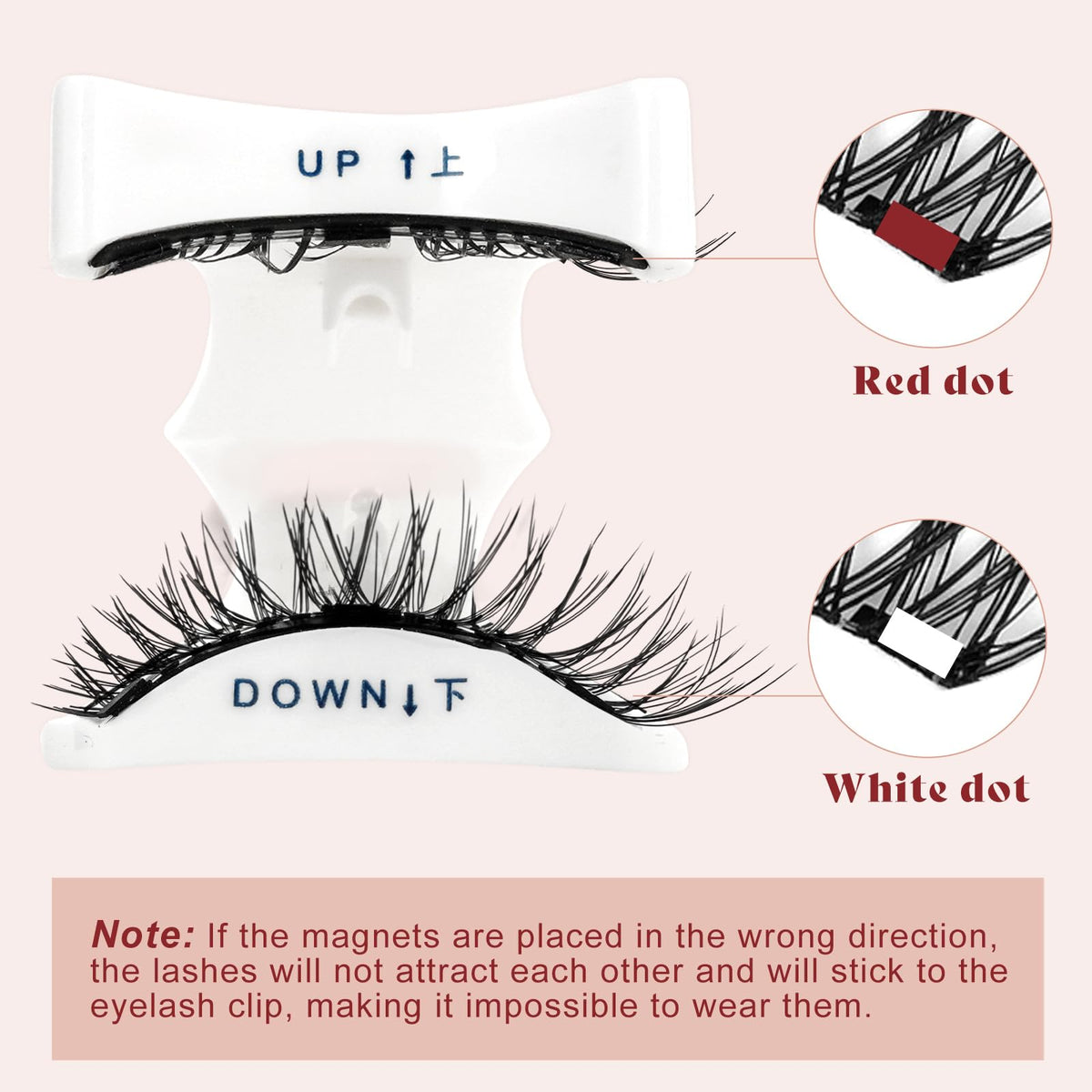Higu clace Magnetic-Eyelashes with Applicator 2 Pairs Magnetic-Lashes Natural Look Wispy Magnet Lashes Easy to Wear and Remove（DJCX-A+C01）