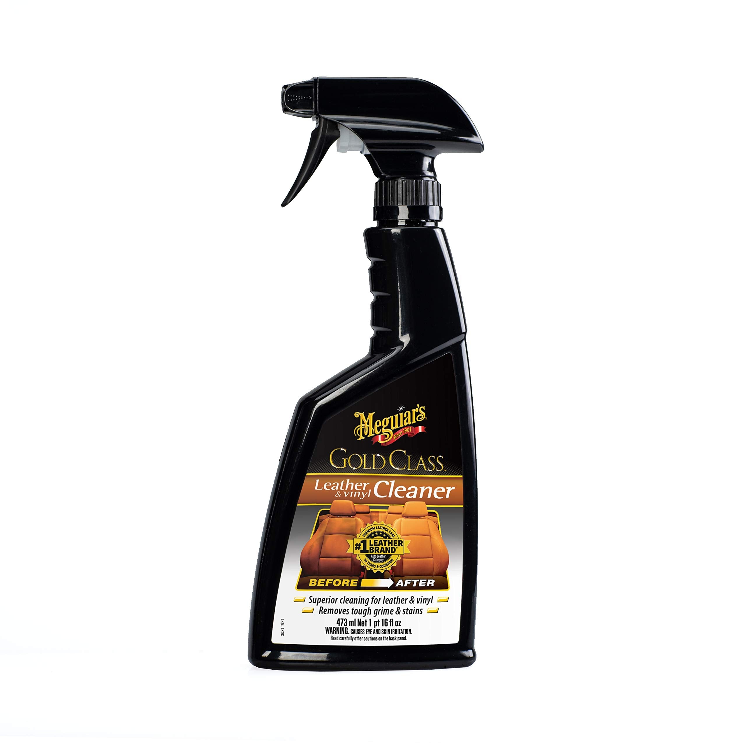 Meguiars Gold Class Rich Leather & Vinyl Cleaner - 16 Oz Spray Bottle