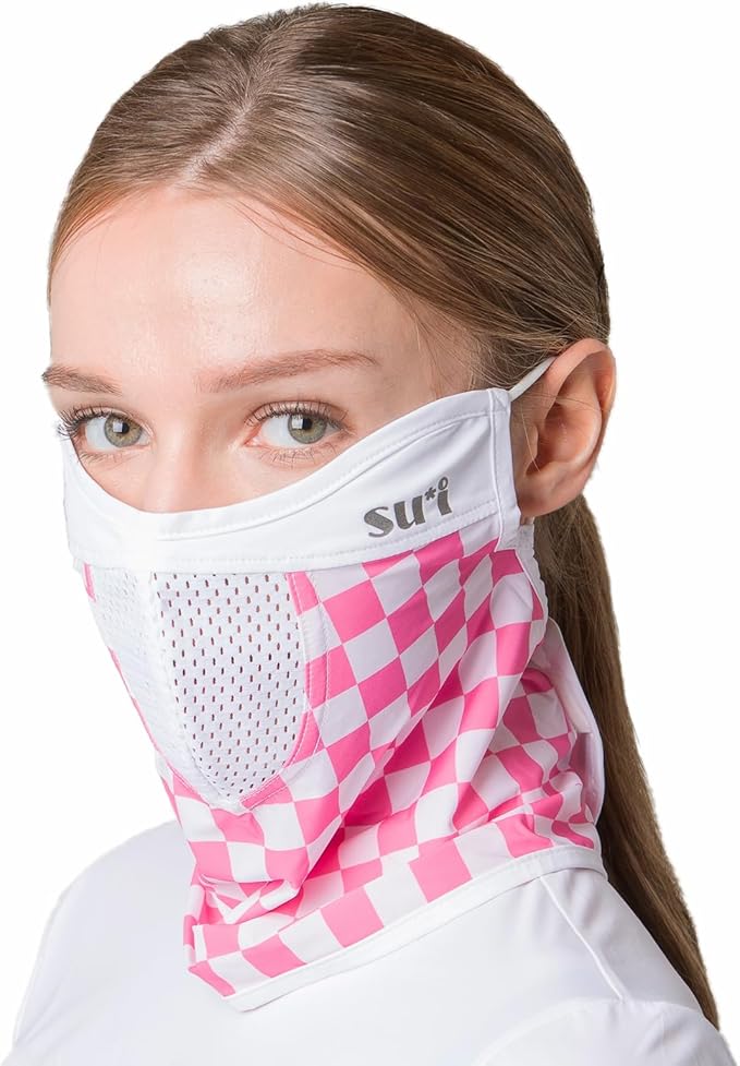 KOREA (Type G) UV Sun Protection Balaclava Half Face Mask - For Golf, Hiking, Running, Cycling & Outdoor Sports