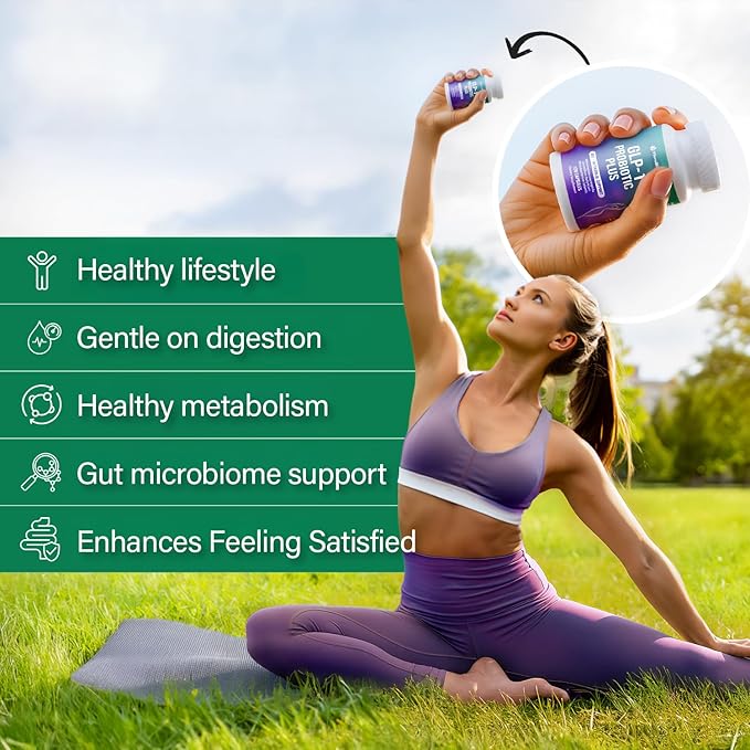 120 Probiotic Capsules - 900 Million AFU of Akkermansia, Clostridium, Bifidobacterium | with Chicory Inulin, Green Tea Extract | Vegan, Non-GMO, Gluten-Free