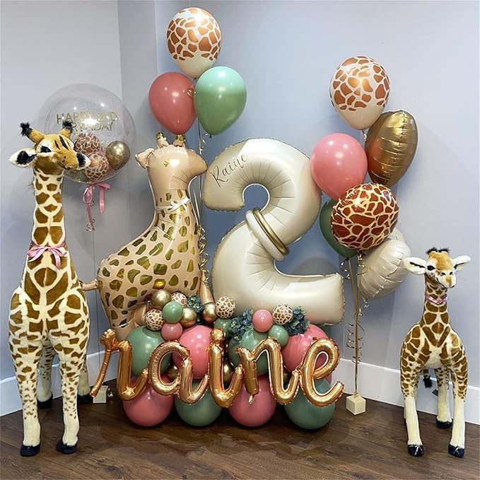 Beige 18 Birthday Balloons Number, 40 Inch Large Cream Foil 1 & 8 Balloon Numbers for 18 Year Old Boys Girls, White Sand Boho 18th 81st Birthday Balloons for Women Men Anniversary Party Decorations