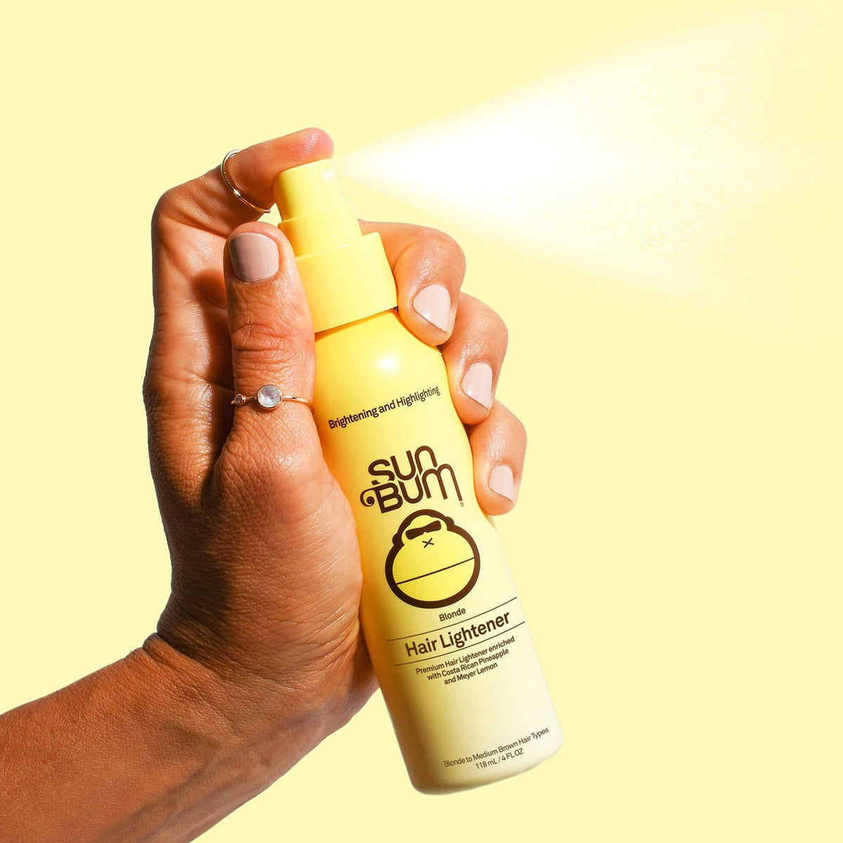 Sun Bum Original SPF 30 Sunscreen Scalp and Hair Mist 2 OZ Blonde Formula Hair Lightener 4 oz Spray Bottle Blonde Hair Types Bundle