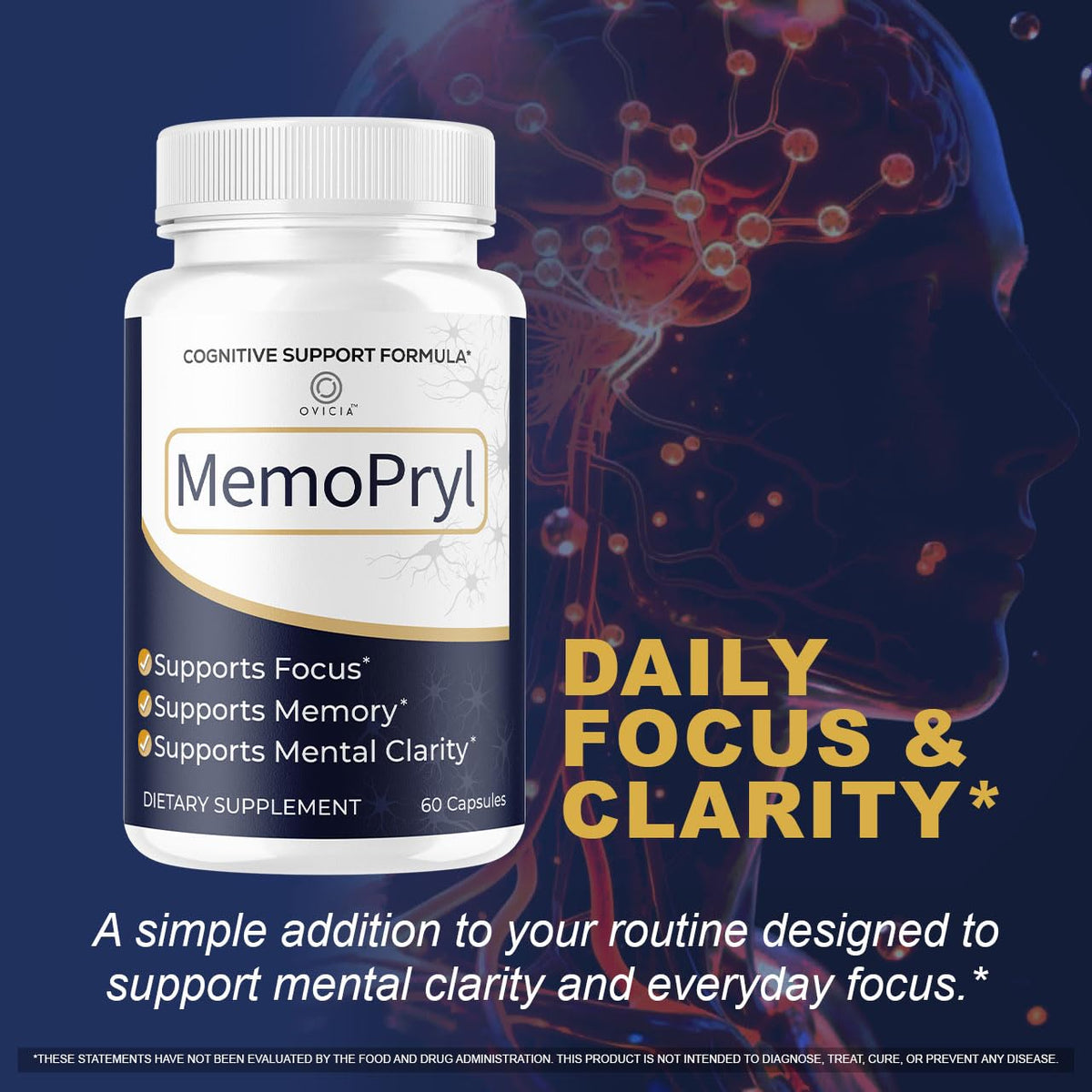 (2 Pack) Memopryl Capsules - MemoPryl Support Advanced Formula, Daily Memo Pryl Pills All Natural Ingredients Premium Formula Vitamins for Overall Health & Wellness Reviews, 120 Capsules for 2 Months
