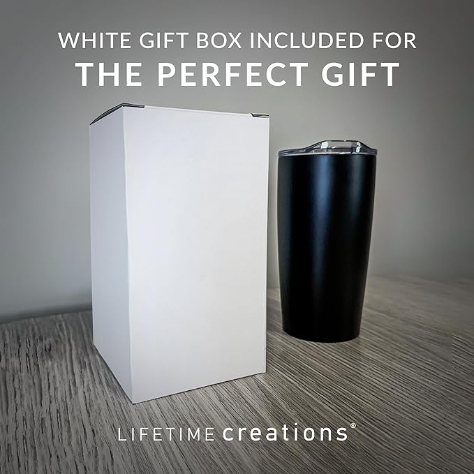 Lifetime Creations Engraved Personalized Eye Doctor Stainless Steel Tumbler 20 oz (White) - Custom Gift for Optometrist Office, Ophthalmologist, Optician, Optometry School Graduation