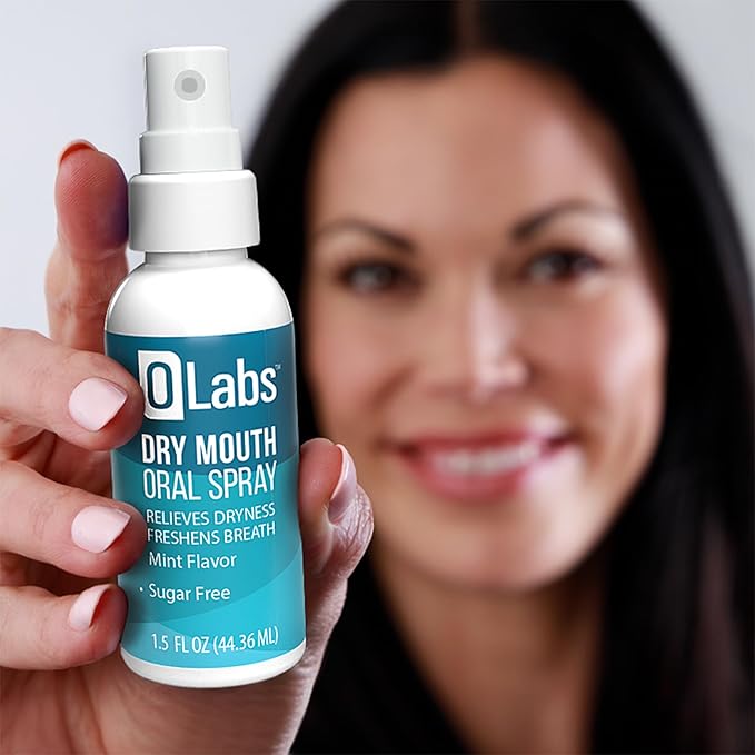Dry Mouth Spray - Mint Flavor Breath Spray for Fresh Breath, Sugar Free, Alcohol Free, 2 Pack (1.5 oz) Sprays