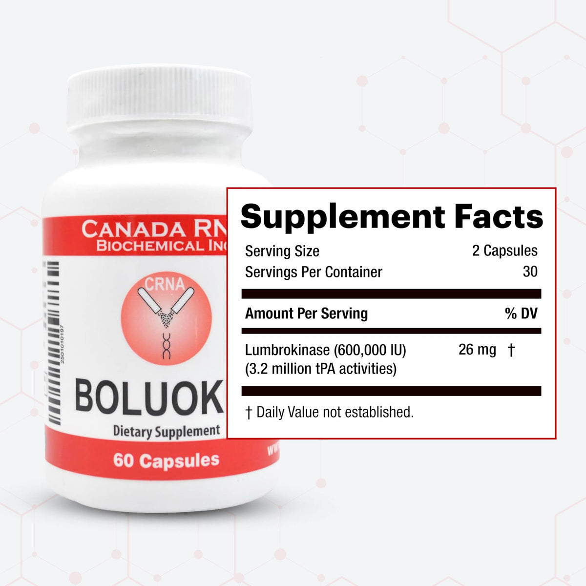 Canada RNA Boluoke, 60 Capsules (Pack of 2)