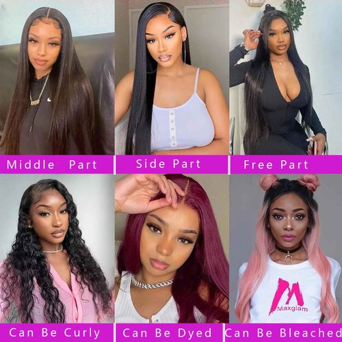 12A Straight Bundles Human Hair 18 20 22 Inch 3 Bundles Human Hair Straight Human Hair Bundles 100% Unprocessed Brazilian Virgin Human Hair Extension