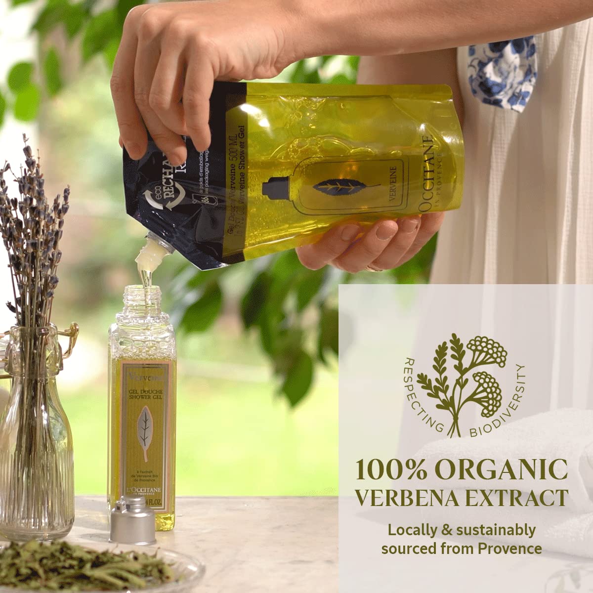 L'Occitane Verbena Shower Gel Refill 16.90 fl. oz