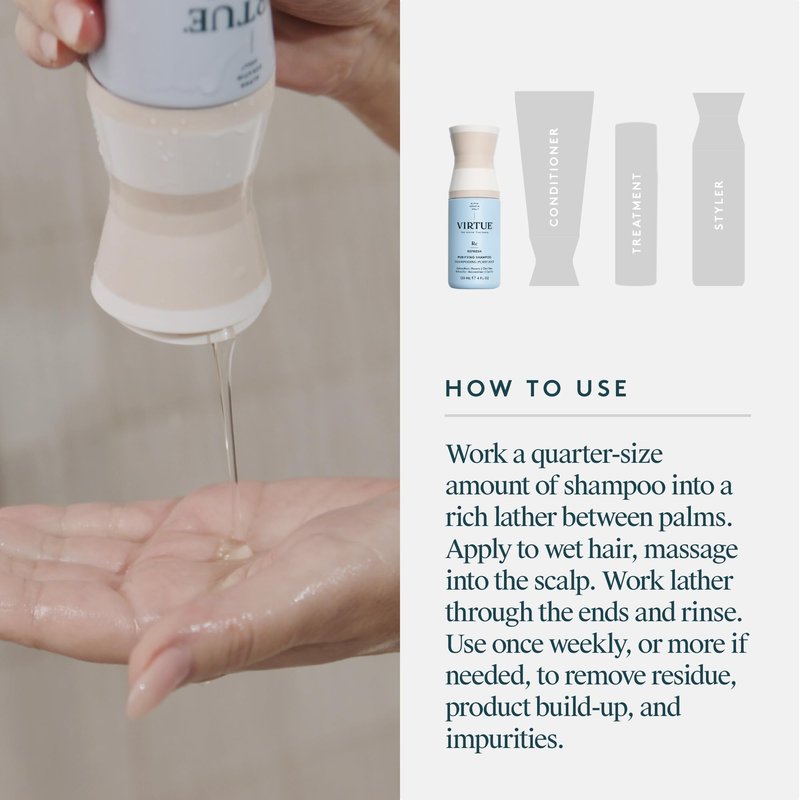 Virtue Clarifying Detox Sulfate Free Shampoo