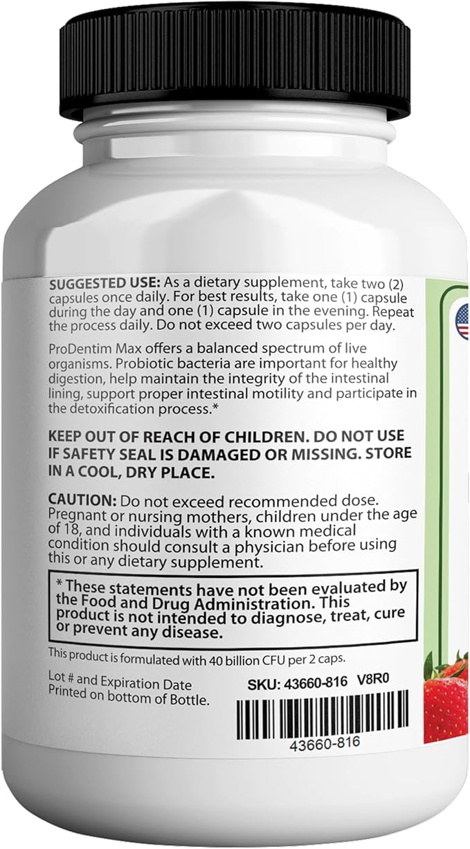PureDentum for Gums and Teeth Health & Fresh Breath - 40 Billion CFU Advanced Oral Probiotics for Mouth Bad Breath, Capsule Supplement (5)