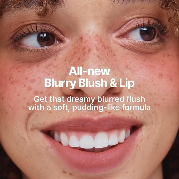 fwee Blurry Pudding Pot + Keychain SET | Airbrushed Blush & Lip, Buildable Pigment, Long-lasting, Lightweight, Easy to Blend, Natural Soft Matte Finish Makeup – Baddie (Mauve Berry) | 0.17 oz