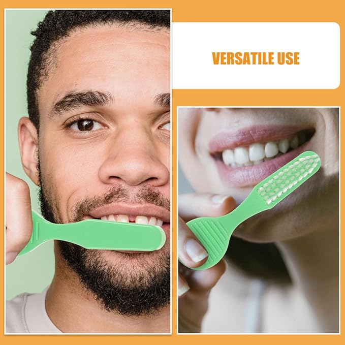 Yardwe 20Pcs Manual Prison Toothbrushes with Soft Medium Bristles Short Handle Portable Travel Size Mini Disposable Toothbrushes for Teeth Cleaning and Oral Care