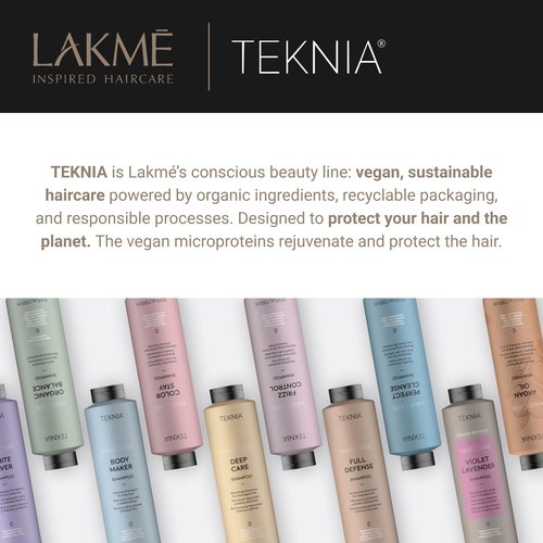 LAKMÉ Teknia Color Stay Shampoo, Color Safe Shampoo for Colored Hair, 33.8 Fl Oz