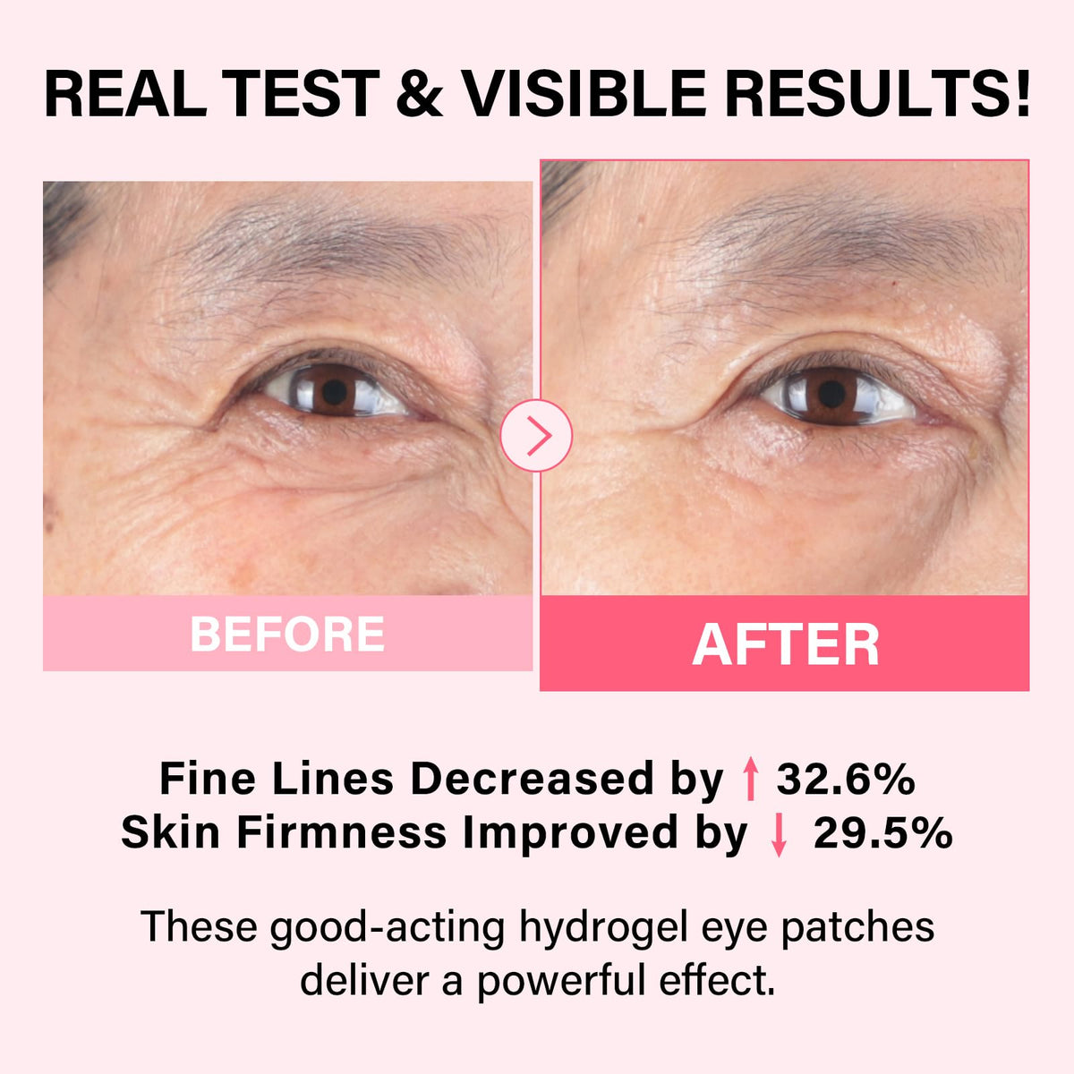 iMethod PDRN Collagen Boost Eye Patches - Under Eye Mask, Instant Lift Eye Mask for Reduce Fine Lines & Wrinkles, Firming Under Eye Patches for Dark Circles, Puffy Eyes, Eye Bags, 8 Pairs