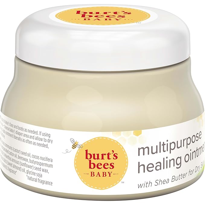Burt's Bees Baby 100% Natural Multipurpose Ointment, Face & Body Baby Ointment – 7.5 Ounce Tub