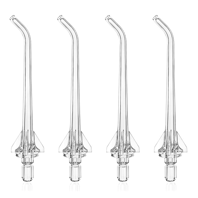 Replacement Tips for COSLUS Water Flosser, Water Flosser Replacement Tips Oral Irrigator Jet Tip Only Compatible COSLUS C20 (F5020E), E40 (WFP14), C31 (F5023), C50, and C51 Water Flosser（Clear)