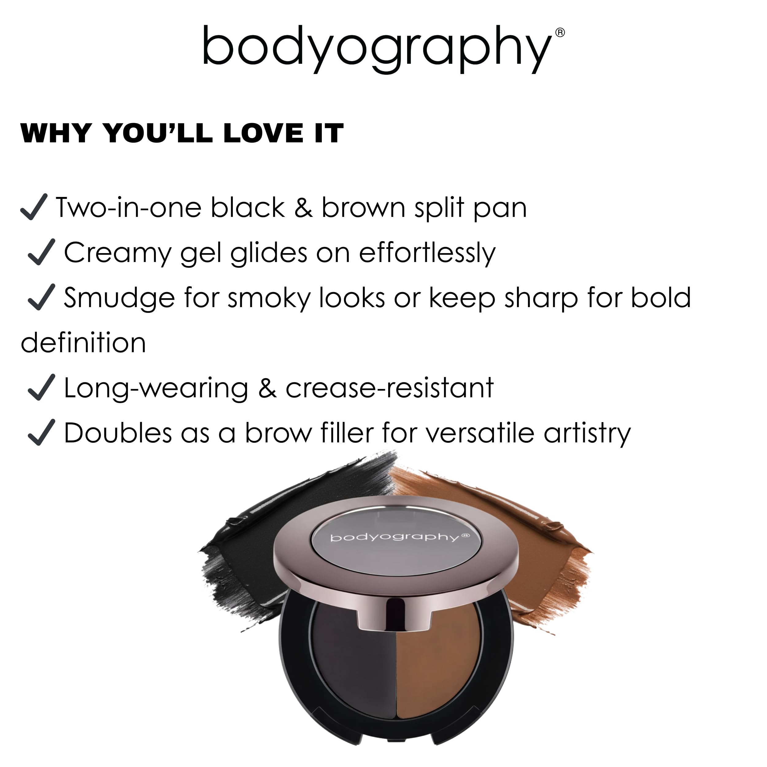 Bodyography Gel Eye Liner - Espresso Noir for Women - 0.12 oz Eyeliner