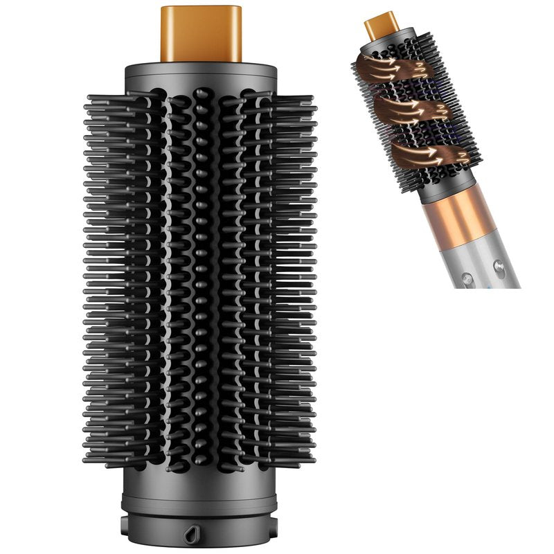 PUREGUST Upgraded 2.3inch Round Volumizing Brush Attachment for Dyson Airwrap HS01 HS05 HS08 Accessories, Upgraded Bristles for Dry Hair Add Volume Style Bangs Smooth Hair