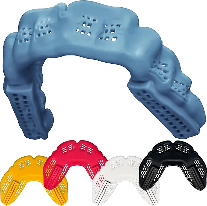 Braces Mouthguard, Bulletproof: World’s Thinnest & Strongest Sports Mouth Guard for Braces! Wrestling Football Basketball Hockey Rugby Lacrosse BJJ MMA Boxing Mouthpiece. Adult Youth Kids Mouth Piece
