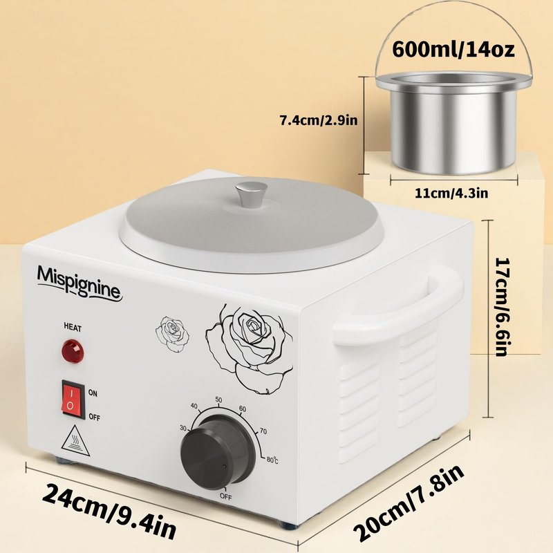 Wax Warmer, Professional Wax Pot for Hair Removal, Large Waxing Machine Electric Waxing Heater for SPA Salon Equipment.