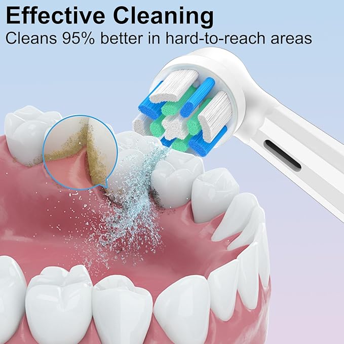 iO Replacement Heads Compatible with Oral b iO 2/3/4/5/6/7/8/9/10 Series Electric Toothbrush,Gum Care Toothbrush Head Compatible with Oral b iO Replacement Heads,