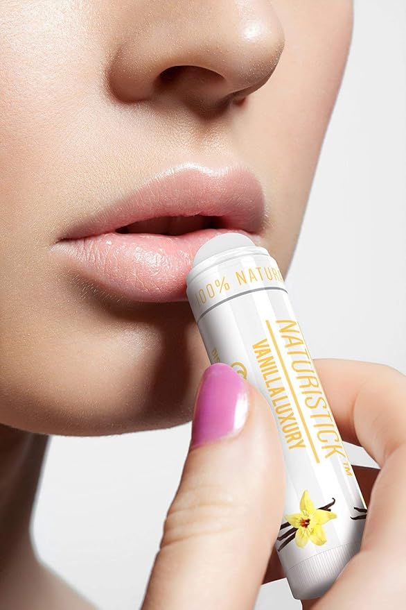 Naturistick Premium Beeswax Lip Balm for Dry, Chapped Lips | 100% Natural Lip Care | Coconut Oil, Shea Butter, Aloe Vera | Moisturizing, Chemical-Free Chapstick | 16 Pack Assorted Scents | Made in USA