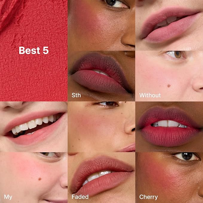 fwee Blurry Pudding Pot + Keychain SET | Airbrushed Blush & Lip, Buildable Pigment, Long-lasting, Lightweight, Easy to Blend, Natural Soft Matte Finish Makeup – Hurt (Mauve Brown) | 0.17 oz