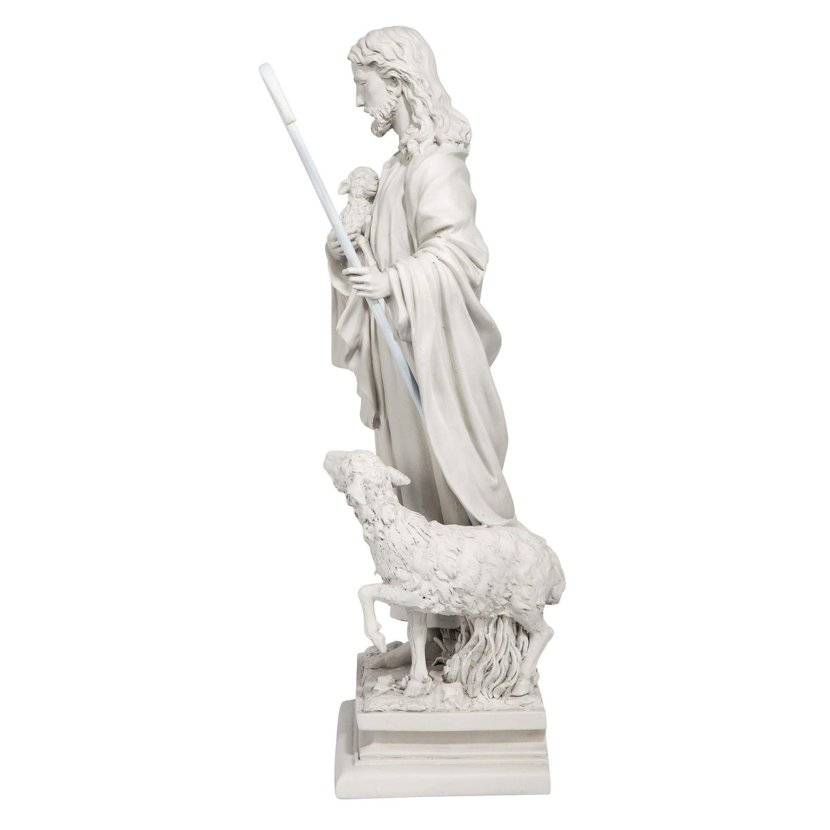 Design Toscano Jesus, The Good Shepherd Garden Statue: Large