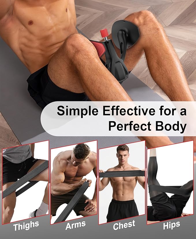 Upgraded Inner Thigh Exerciser, Kegel Exerciser, Adjustable Pelvic Floor Muscle Strengthening Exercise Devices, Hip Pelvic Trainer for Postpartum Recovery, Thigh Toner Workout Equipment
