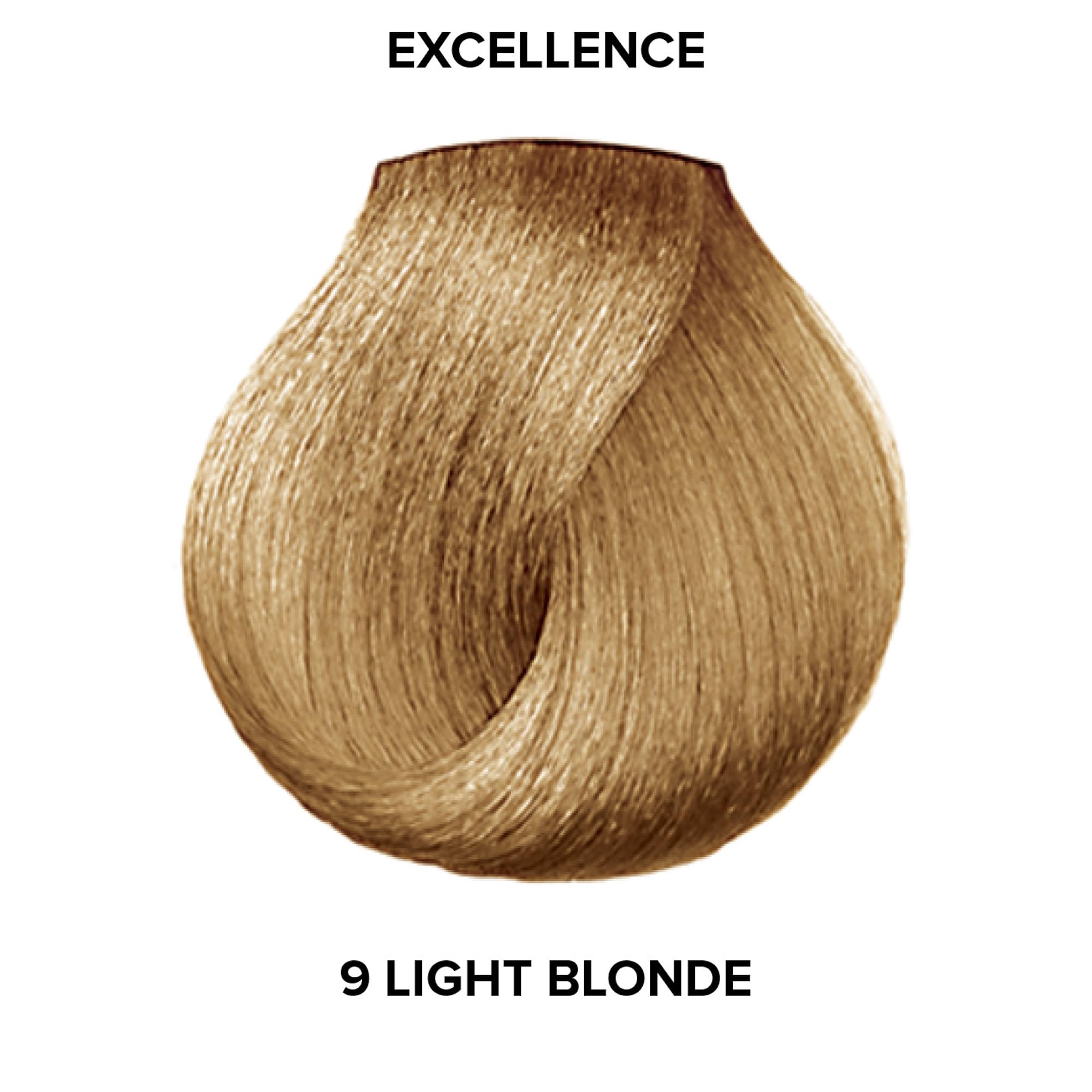 L'Oréal Technique Excellence Crème Permanent Hair Color - Long-Lasting Hair Dye, Rich Formula With No-Drip Application, Superb Gray Coverage, Blonde