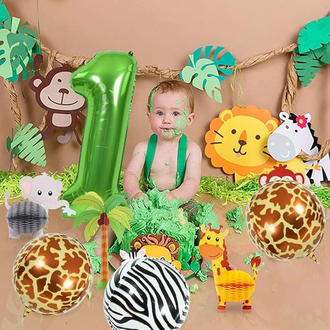 TONIFUL 40 Inch Large Green Numbers Balloons 0-9, Number 6 Digital 6 Helium Foil Mylar Big Number Balloons for 2026 Graduation New Year Eve Birthday Party Anniversary Supplies Decoration