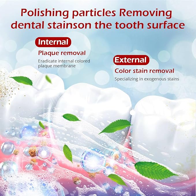 SP-6 Probiotics Whitening Toothpaste - Probiotics for Teeth Whitening and Gum Health - Enamel-Safe, Fluoride-Free, Double Mint Flavor,Fresh Breath (1)