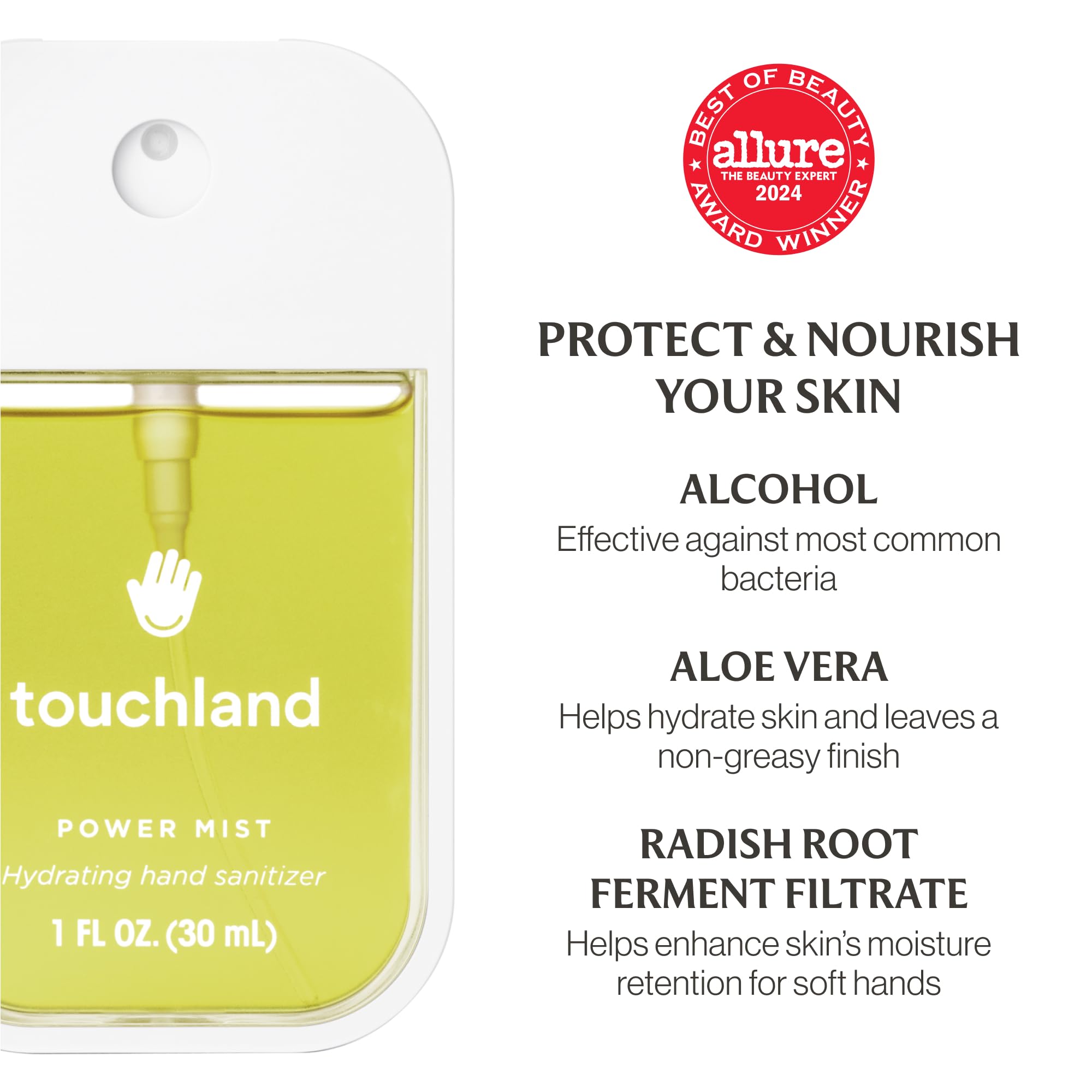 Touchland Vanilla Indulgence Hand Sanitizer & Body Mist Set Travel Size
