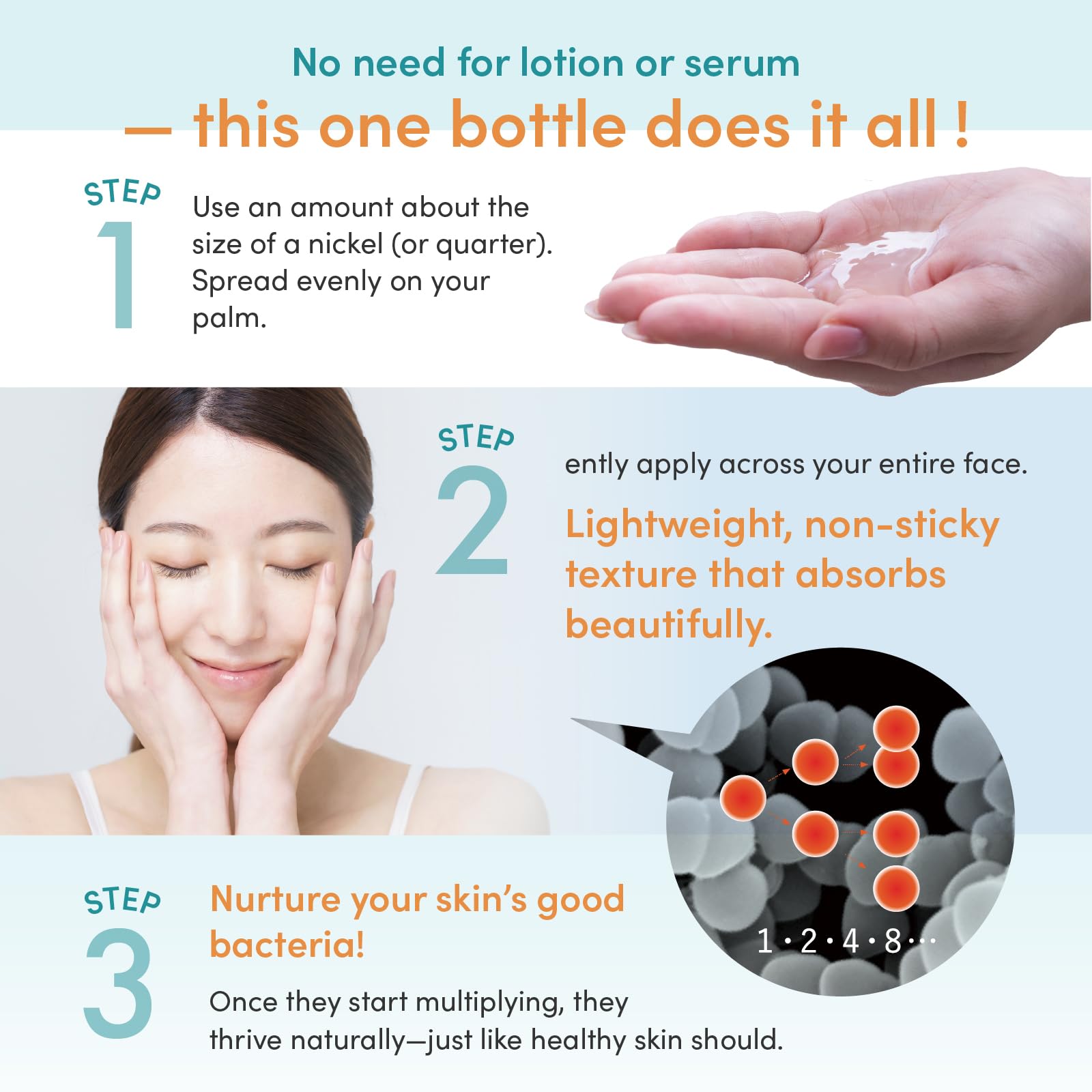 SUZUKI HERB LABORATORY Lactoherb Probiotics Moisturizing Face & Body Lotion with Lactic Acid Bacteria, Made in Japan, 5 fl oz (150 ml)