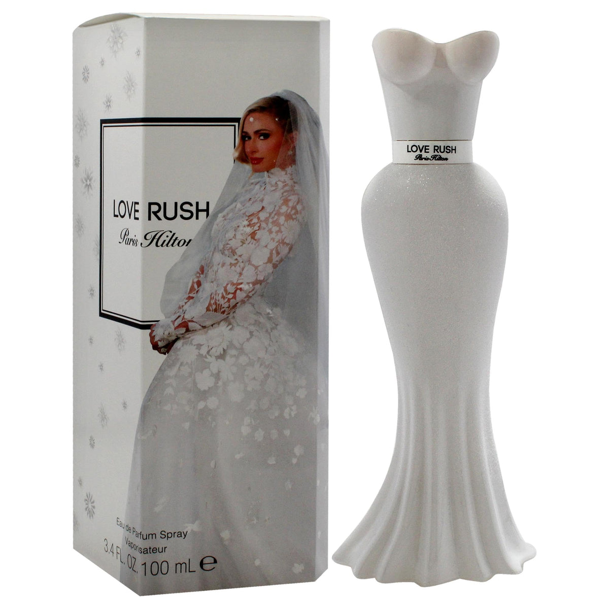 Paris Hilton Love Rush Eau de Parfum Spray Perfume for Women | Floral Fragrance | Notes of Italian Bergamot, Gardenia, Sandalwood and Vanilla | Intimate and Beautiful Long-Lasting Scent | 3.4 Fl Oz