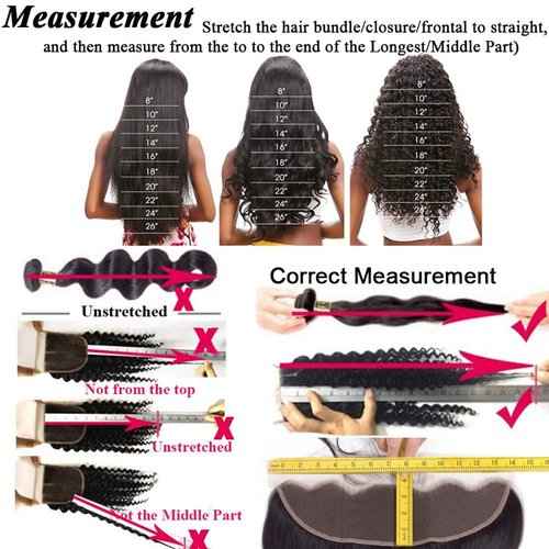 Amella Hair 8A Brazilian Body Wave 13x4 Lace Frontal Closure with Bundles (14 16 18 +14Frontal) 100% Unprocessed Brazilian Virgin Hair Body Wave with Frontal Closure