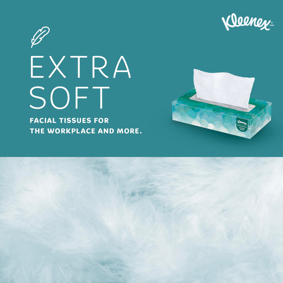 Kleenex Professional Facial Tissue, Bulk (21400), 2-Ply, White, Flat Boxed Format, Designed for Business (100 Tissues/Box, 36 Boxes, 3,600 Sheets/Case)