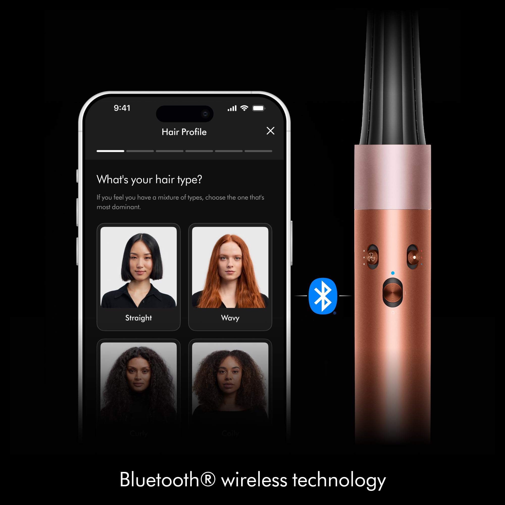 Dyson Airwrap i.d. Multi-Styler, Allure Winner, Bluetooth Connected, No Heat Damage, 6-in-1 Versatility, Intelligent Hair Styler