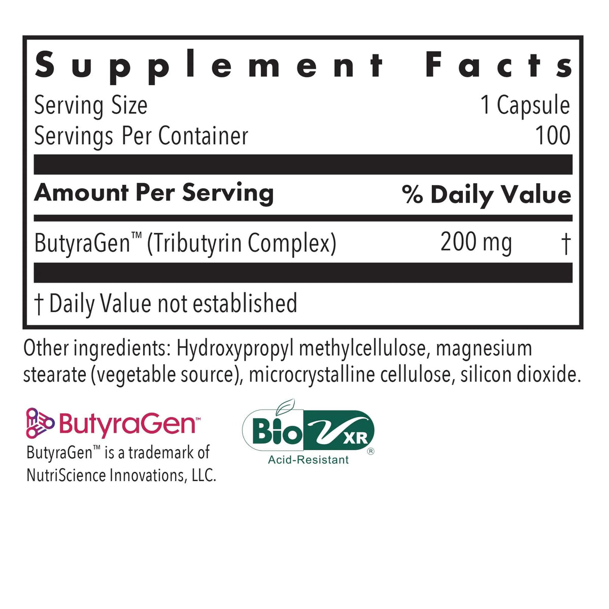 ARG ButyrEn Colon Lining Nutrition - Supports Gut and Colon Health - Digestive Support - Delivers 200 mg - Vegetarian & Hypoallergenic - 100 Servings - 100 Delayed-Release Capsules