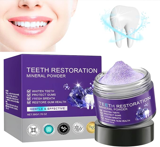Teeth Restoration Mineral Powder, Oral & Teeth Care Mineral Powder, Effective in Strengthening Tooth and Gums