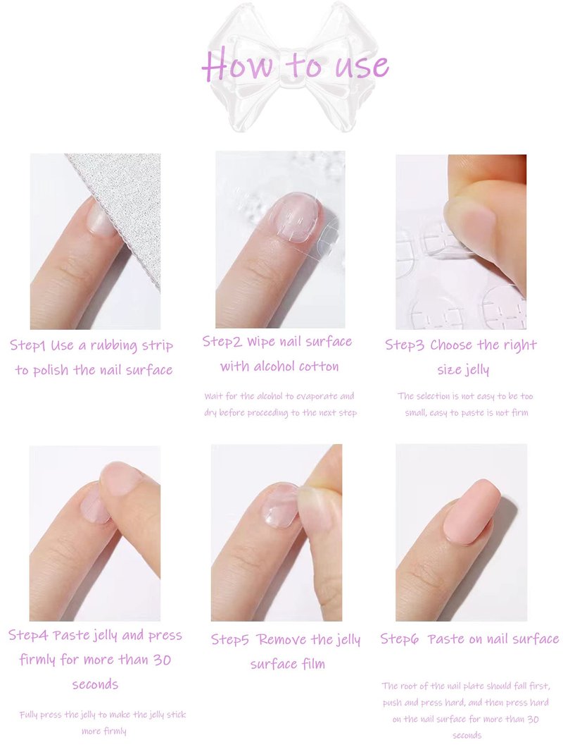 Press on Nails Long Square Summer Fake Nails Pink Full Cover False Nails with Cute 5D Heart Bear Charm Designs Glossy Glue on Acrylic Nails for Women Girls 24 Pcs