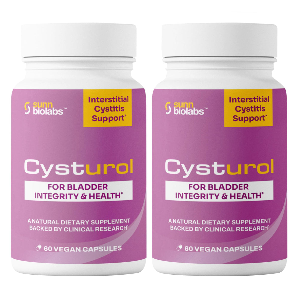 CYSTUROL® Bladder Support Supplement for Interstitial Cystitis (IC), Bladder Pain & Urinary Tract Health | Clinically Studied Formula for BLADDER INFLAMATION, UTI, Mast Cell Support & Urinary Urgency