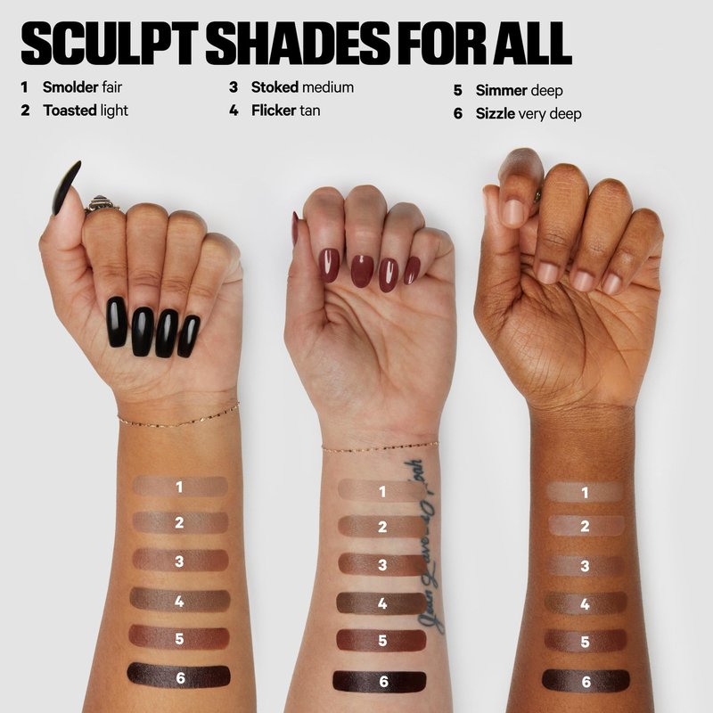 Milk Makeup Sculpt Stick – Cool-Toned Cream Contour Stick Adds Depth, Dimension + Shape for Natural-Looking Shadows – Hydrating, Buildable Formula w/Thyme Extract – Smolder (Very Fair), 0.19 oz