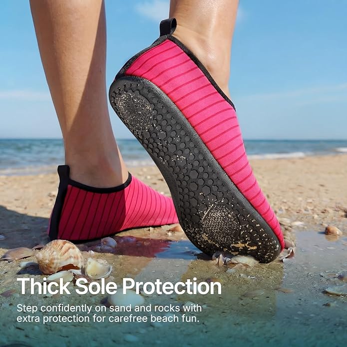 Water Shoes for Women Men Quick-Dry Aqua Socks Swim Beach Barefoot Yoga Exercise Wear Sport Accessories Pool Camping Must Haves Adult Youth Size