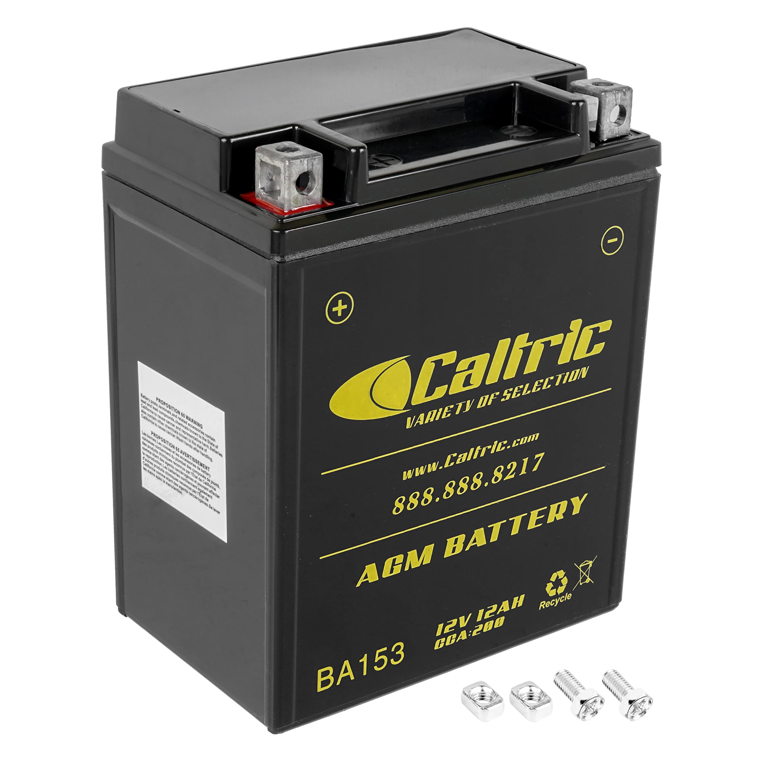 Caltric Agm Battery Compatible with Polaris Magnum 325 2X4 4X4 2000-2002