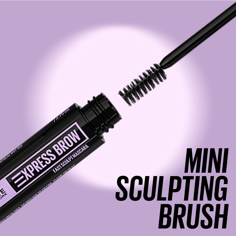 Maybelline Brow Fast Sculpt, Shapes Eyebrows, Eyebrow Mascara Makeup, Deep Brown, 0.09 Fl. Oz.