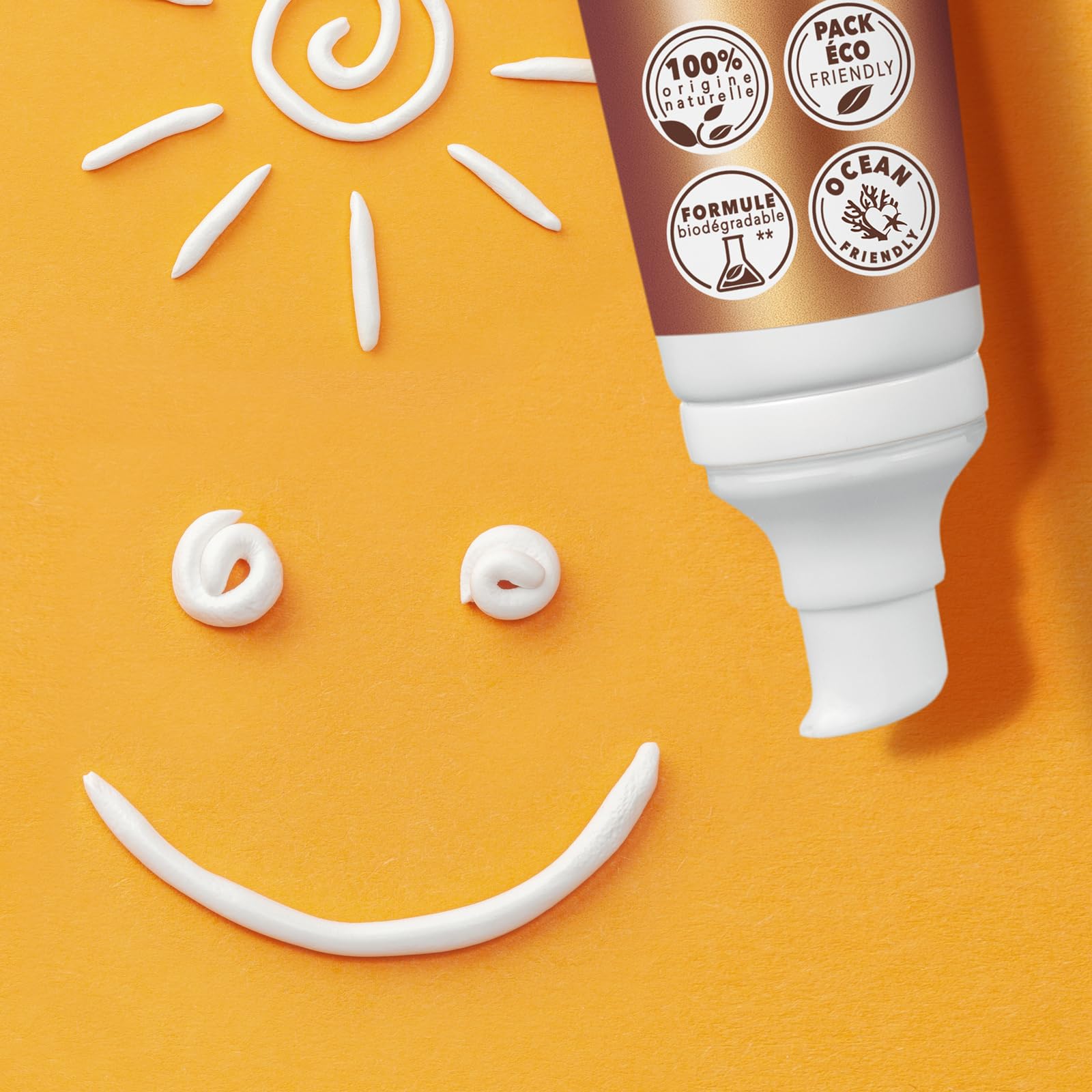 Phyts Sun Protective Fluid SPF 50 - Mineral Sunscreen for Face with Vitamin E and Shea Butter - Coconut Vanilla Scent - Non-Sticky Texture - 3.3 oz